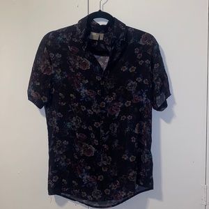 ASOS men’s floral button up short sleeve